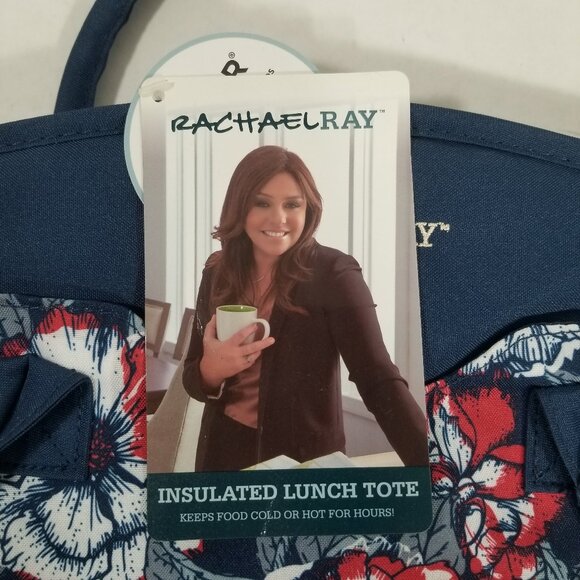Rachael Ray Insulated Lunch Tote, Navy - Picture 6 of 7
